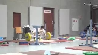 2013 worlds - Lu Xiaojun and Liao Hui training