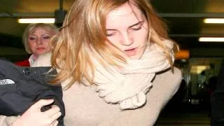 Emma Watson at Heathrow Airport UK