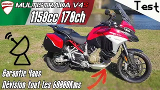 "Test" La plus PUISSANTE, la plus TECHNOLOGIQUE, la plus FIABLE ? 🤩 "DUCATI MULTISTRADA V4s de 2021"