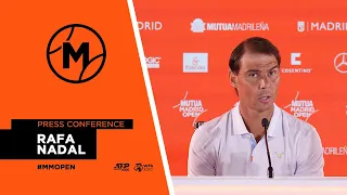 Rueda de prensa con Rafa Nadal // MUTUA MADRID OPEN 2024