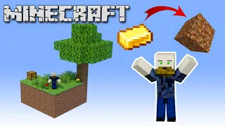 How to get dirt in Skyblock Survival - Minecraft 1.19 - Skyblock 4.10+