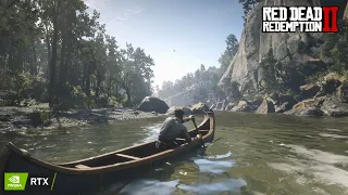 Relaxing Canoe trip across the map in Red Dead Redemption 2