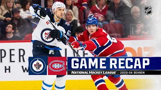 Jets @ Canadiens 10/28 | NHL Highlights 2023