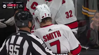 Brendan Smith Is Shaken Up After Hit From Connor Clifton