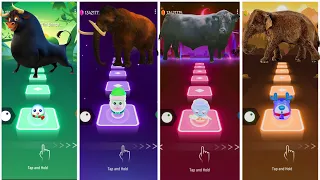 Funny Ferdinand🆚Funny Mammoth 🆚Funny Rhinos 🆚Funny Elephant 🎶Lets see Who is best? 🎮👍#coffindance