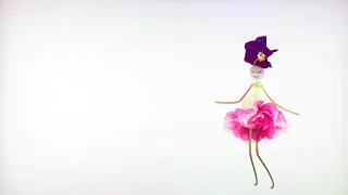 Цветочная анимация (стоп моушен) Julia Zolina. Бал Цветов. (Татьяна Тридворнова) .