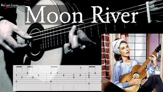 MOON RIVER - Henry Mancini - with TAB - Arrangement for Classical Guitar