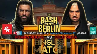 Roman Reigns Vs Solo Sikoa | One On One | WWE Bash In Barlin