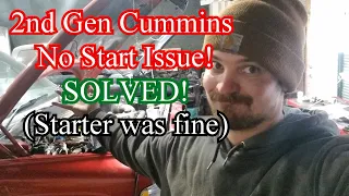 Dodge Cummins No Start Issue! (no crank, no solenoid click)