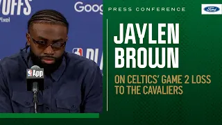 PRESS CONFERENCE: Jaylen Brown: C's defensive effort in Game to loss to Cavaliers was 'unacceptable'