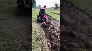 Amazing machine plowing super power #satisfying #farming