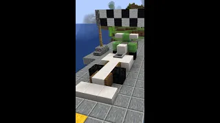 COMO HACER UN CARRO DE FORMULA 1 EN MINECRAFT!! #shorts #minecraft #minecraftmemes #minecraftshorts