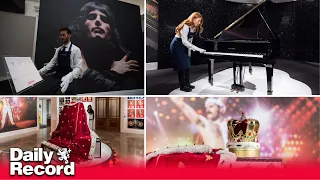 Freddie Mercury’s piano and Bohemian Rhapsody draft among personal items on show before auction