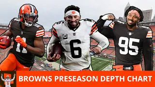 Cleveland Browns 2021 Preseason Depth Chart - Donovan Peoples-Jones WR3? Plus A Big-Time CB2 Battle