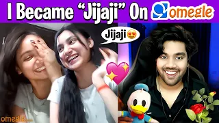 I Became "Jijaji" On Omegle 😍💖 Valentine Special 💘😜 Funniest Omegle Ever @MrNikhill
