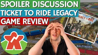 Ticket To Ride Legacy - Spoilers Discussion - How 2 Components Broke A Game