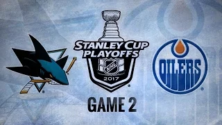 NHL 17 PS4. 2017 STANLEY CUP PLAYOFFS 100th FIRST ROUND GAME 2 WEST: SJ VS EDM. 04.14.2017. (NBCSN)