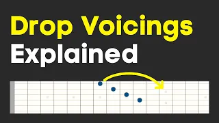 Drop Chords Guitar Lesson - Drop 2 & Drop 3 voicings explained for guitarists