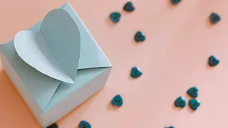 KALPLİ KUTU YAPIMI ❤🎁 | Hediye Kutusu Yapımı | HEART BOX