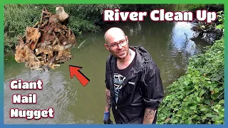 Magnet Fishing - Back To Cleaning The River! - What Are Some of These Items? [Ep. 9]