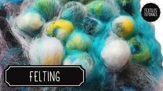 How To Felt - Wet Felting - Super Simple Textiles