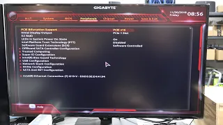 Enabling on-board graphics on a gigabyte board when a GPU is installed.