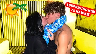 SURPRISING MY BOYFRIEND WITH HAWAII TICKETS (HE CRIED)