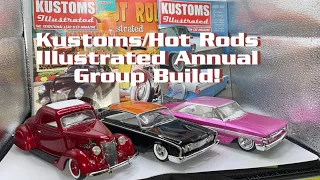 Kustoms Hot Rod Illustrated Annual GB Entry-Unboxing @LeftCoastModelCarBuilds #modelbuilding