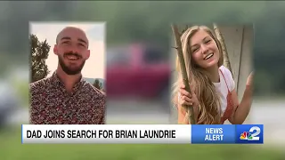 Brian Laundrie's father returns home after searching for son