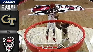 NC State vs. Georgia Tech Condensed Game | ACC Basketball 2019-20