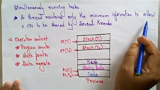 process and threads  | distributed system | Lec-35 | Bhanu Priya