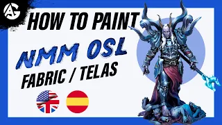 How to paint COLD NMM, FACE & FABRIC / Como pintar un NMM frio, CARA y TELA.