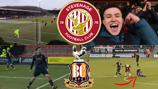 FAN ATTACKS PLAYER AFTER LATE WINNER IN 5 GOAL THRILLER - Stevenage FC 2-3 Bradford City Match Vlog