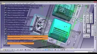 How to move and modify parts in a CATIA v5 assembly