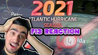 F13 Reaction: Mexican Guy Reacts to the 2021 ATLANTIC HURRICANE SEASON