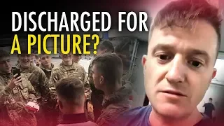 Tommy Robinson: UK soldier discharged for taking a photo with me