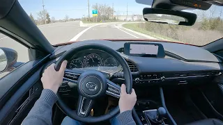 2022 Mazda 3 Hatchback Turbo AWD - POV Test Drive (Binaural Audio)