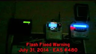 NOAA Weather Radio Alert #479-481 (3 Flash Flood Warnings)