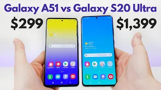 Samsung Galaxy A51 vs Samsung Galaxy S20 Ultra - Who Will Win?