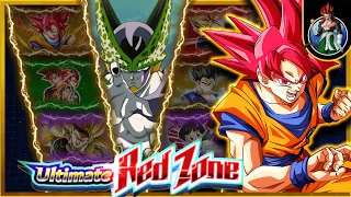DFE🟡Super Saiyan God Goku Showcase Vs Red Zone: Cell | DBZ Dokkan Battle