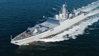 Tàu Khu trục Tên lửa dẫn đường Đề án 22350 lớp Admiral Gorshkov thử nghiệm các trang bị vũ khí