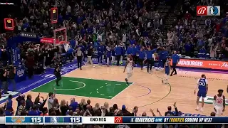 Luka Doncic INCREDIBLE shot for the OT