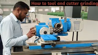 How to Use tool and cutter grinding machine || The Goldy Record's