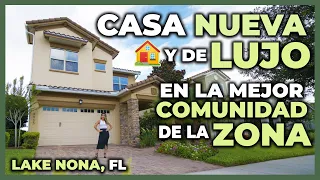 Casa NUEVA DE LUJO en comunidad CERRADA con CAMPO DE GOLF y cacha de TENIS en Lake Nona, FL.