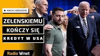 Kożuszek: Kredyt zaufania dla Zełenskiego się kończy w USA. Zmienia się nastawienie USA do Ukrainy