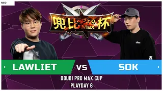 WC3 - Doubi Pro Max Cup: [NE] LawLiet vs. Sok [HU] (Round 6)