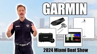 Inside the Garmin Booth at the 2024 Miami Boat Show!