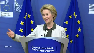 PK von Kommissionspräsidentin Ursula von der Leyen zum Green New Deal der EU