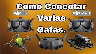 DJI AVATA- DJI FPV como conectar más de 3 gafas en Español.