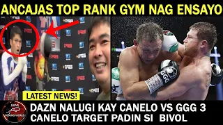 Jerwin Ancajas Sa Top Rank Gym Na Nag Ensayo Kasama Si Sultan, DAZN Lugi Kay Canelo VS Golovkin 3